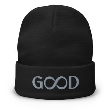 Embroidered beanie