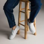 Men’s slip-on canvas White shoes