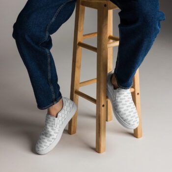 Men’s slip-on canvas White shoes